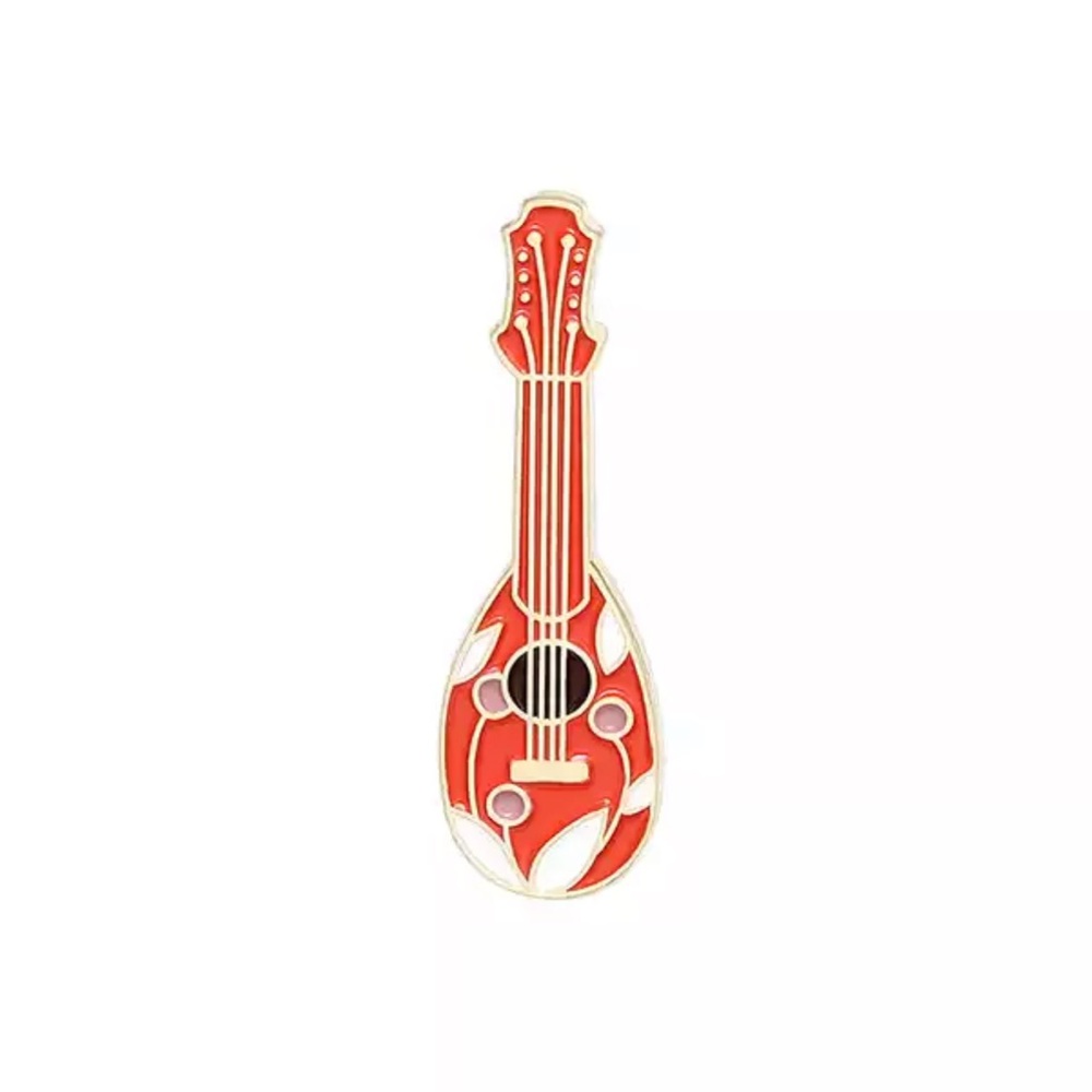 Musical instruments brooch pin gift